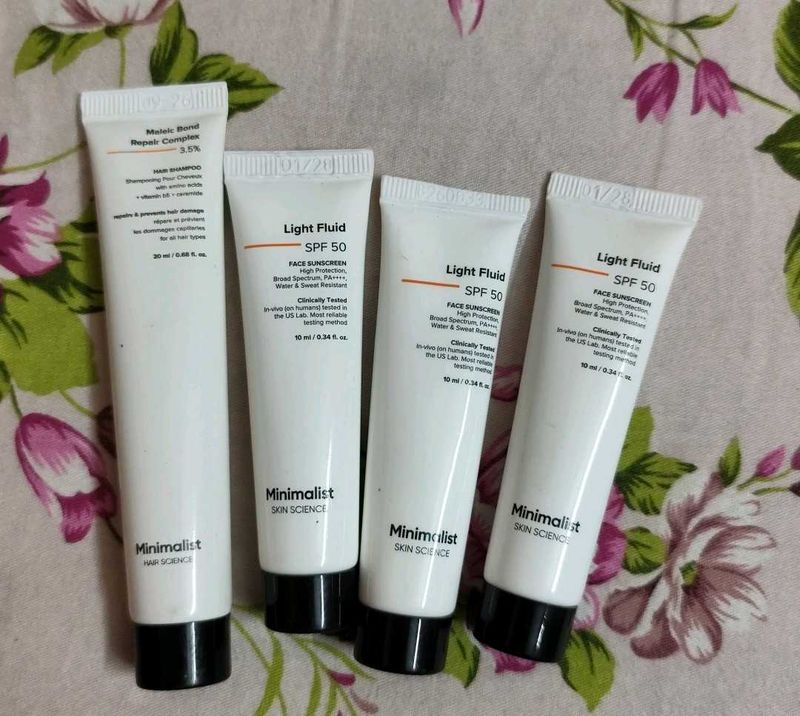 New Minimalist Sunscreen SPF 50 Bundle