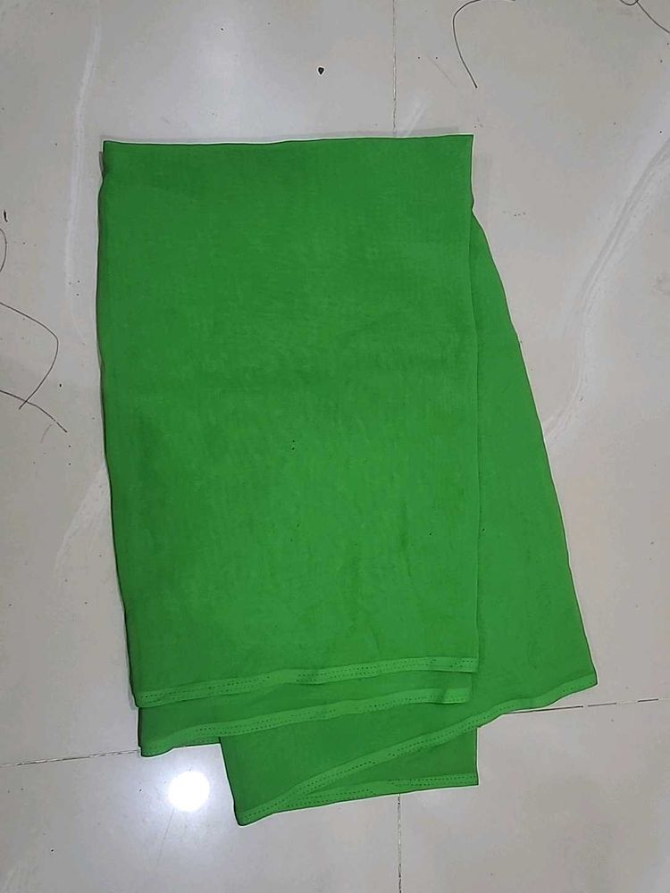 Vibrant Green Saree