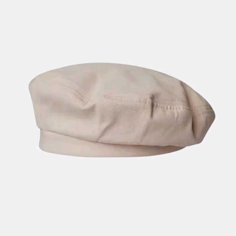 Classic White Beret Hat