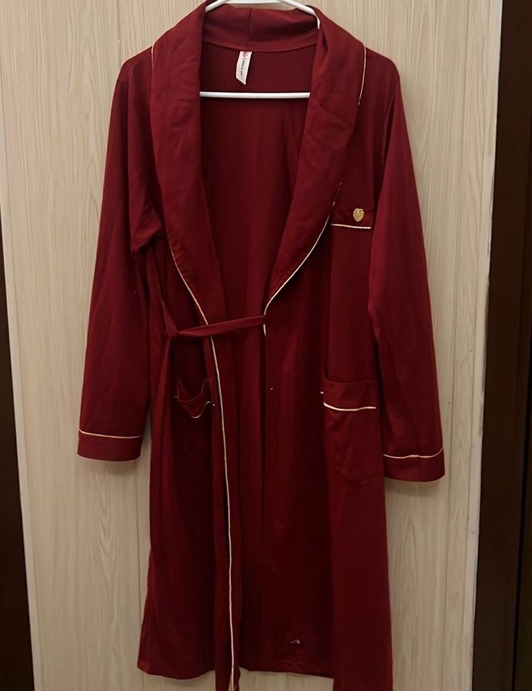 Cozy Burgundy Robe