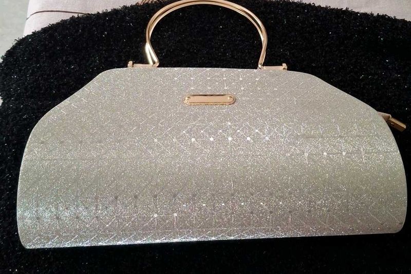 Elegant Silver Clutch