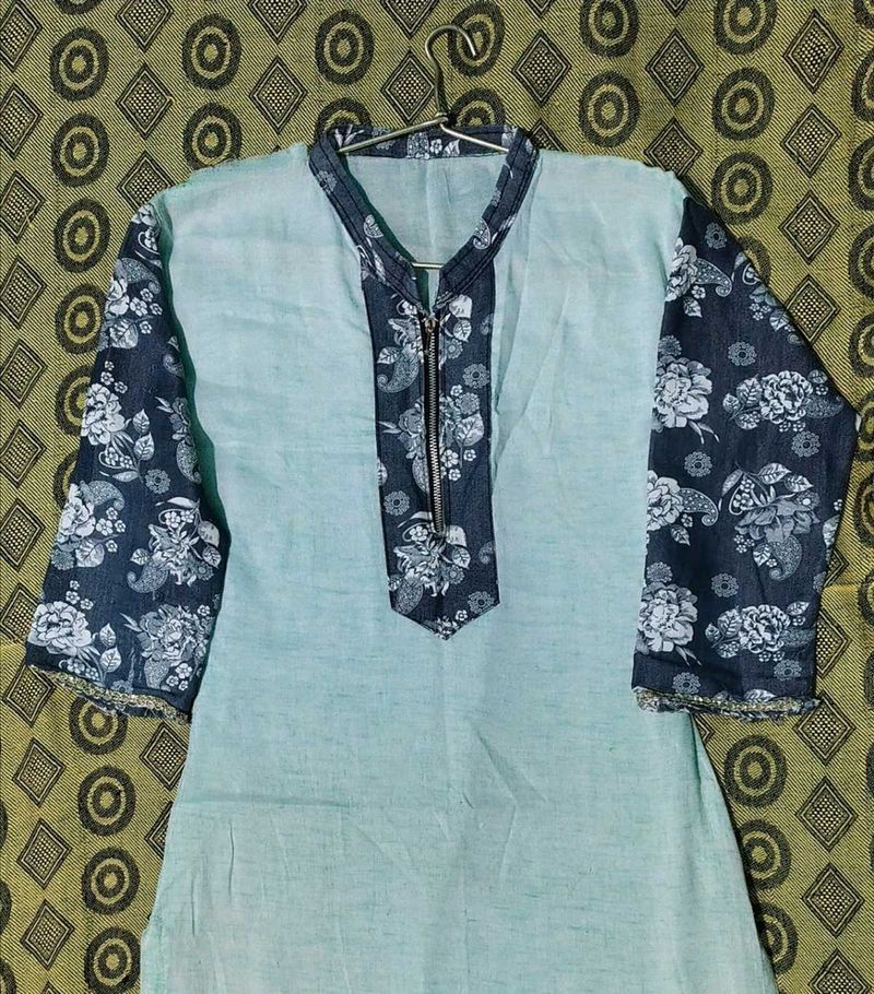Floral Print Kurta Women's "🍥