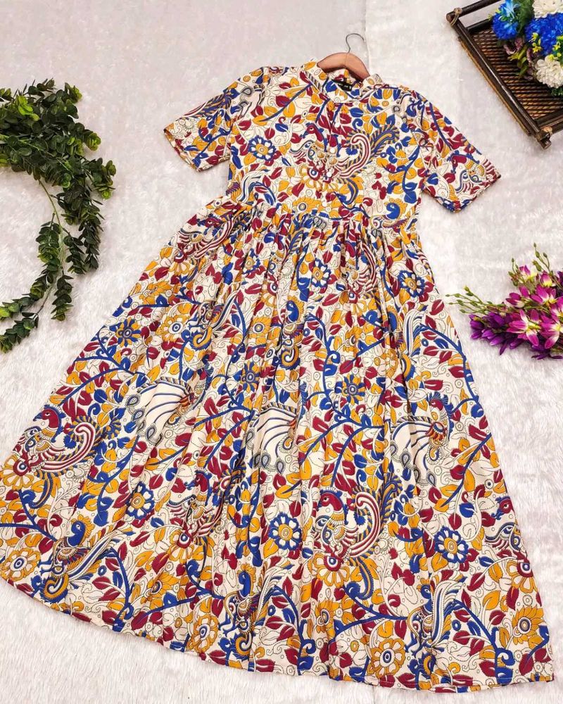 Kalamkari Printed Kurta