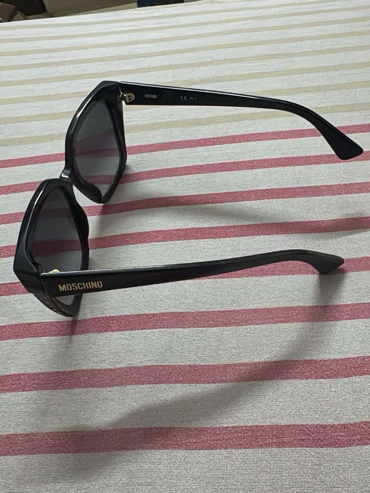 Moschino Black Oversized Sunglasses