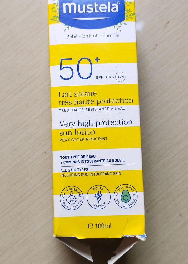 MUSTELA France Imported Sunscreen