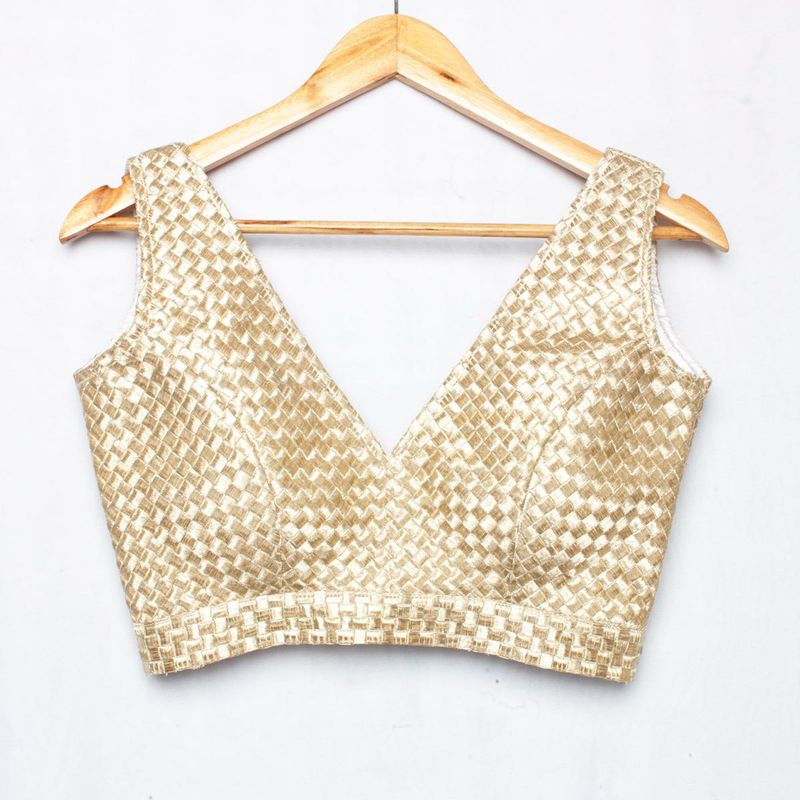 Sparkling Golden Blouse