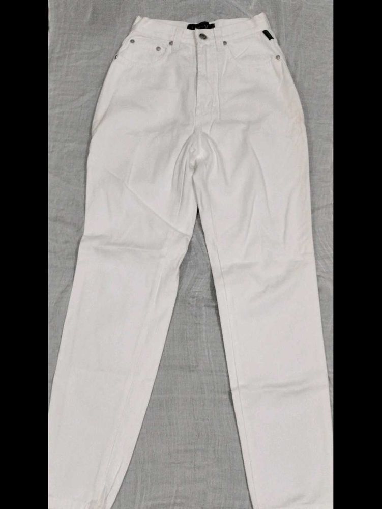 Versace white denim