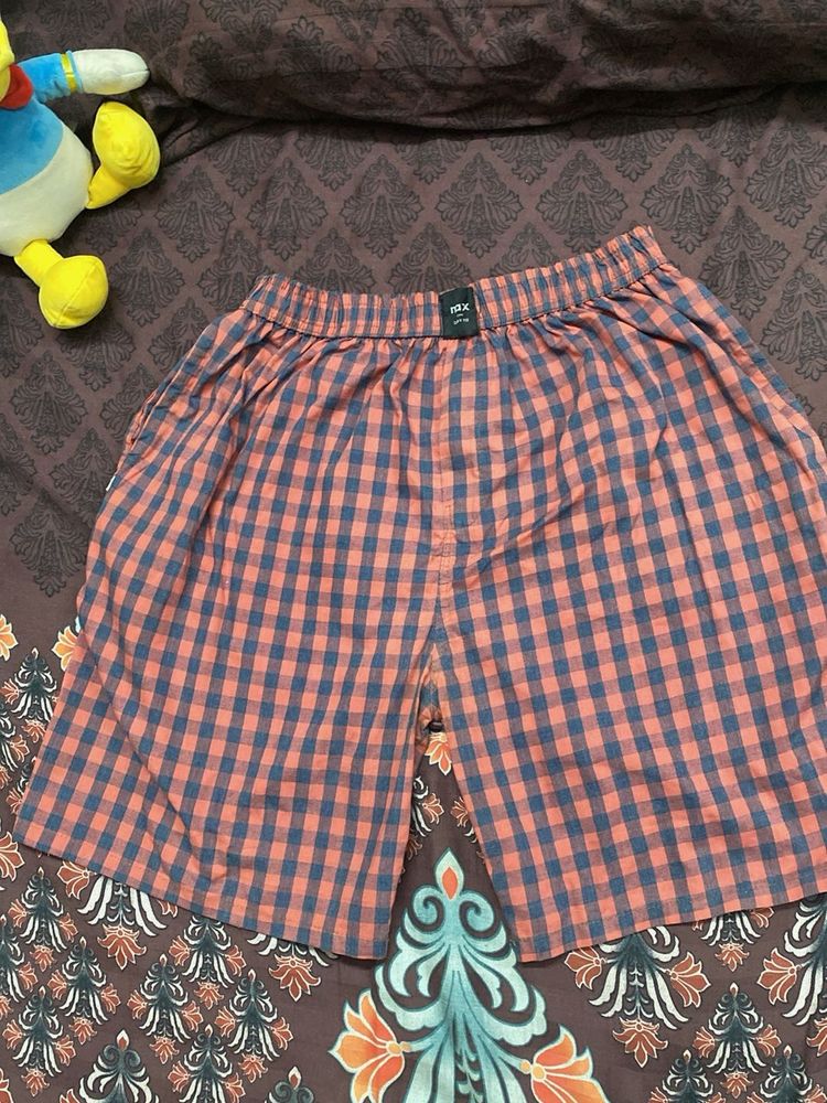 Gingham Check Shorts