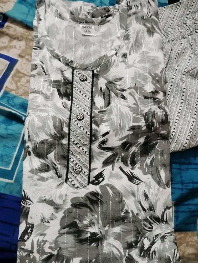 Elegant Floral Kurta Set