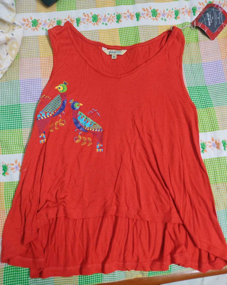 Global desi red top