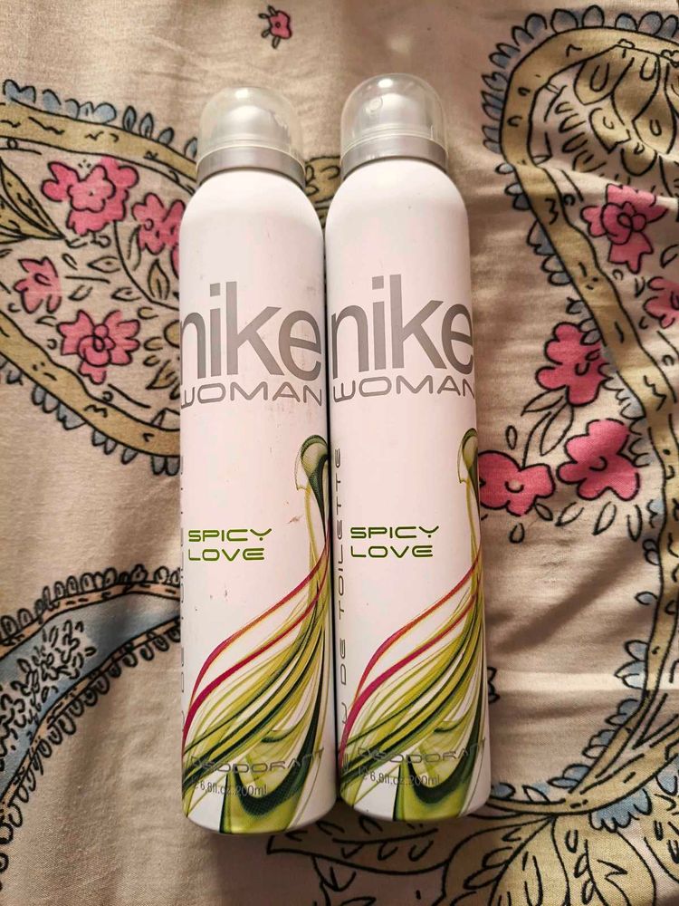 pack of 2,Nike Woman Spicy Love Deodorant