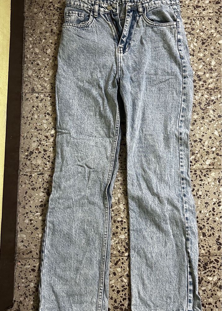 Light Wash Wide Leg Jeans