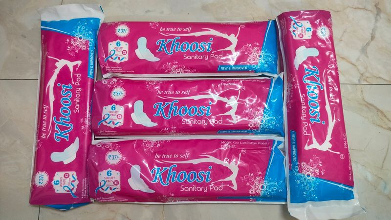 Khoosi Sanitary Pads - 5 Pack