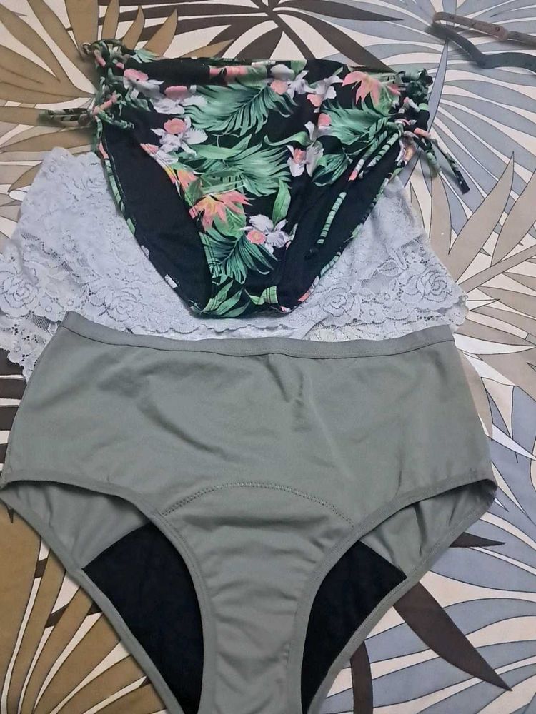 combo Of Three  Premium  padded  panty