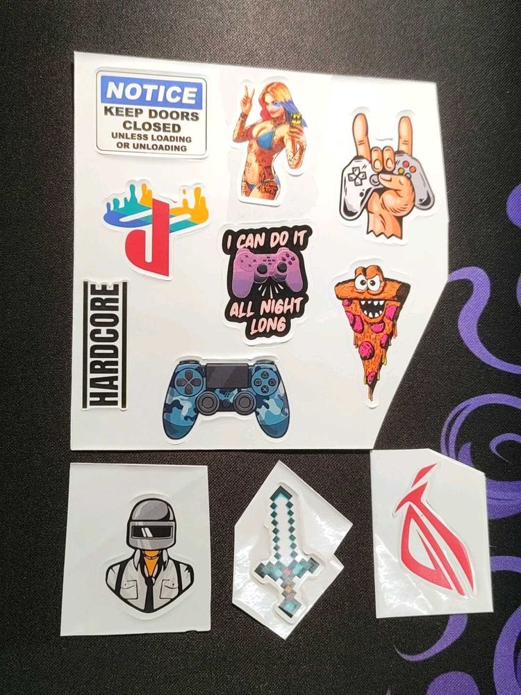 GAMERS stickers COMBO