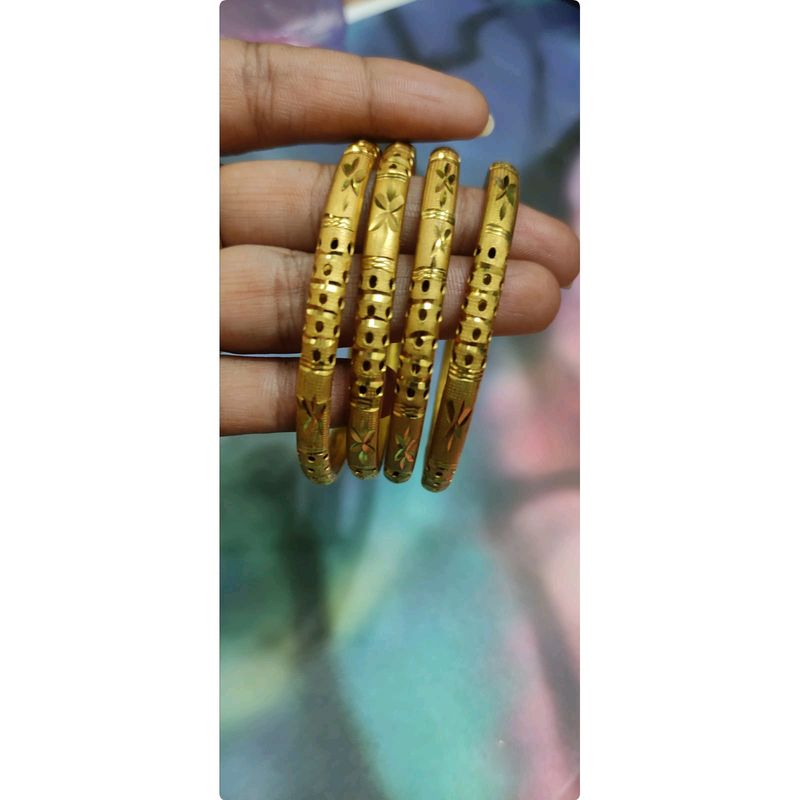 Guaranteed Gold Plated Bangle Size 2/4