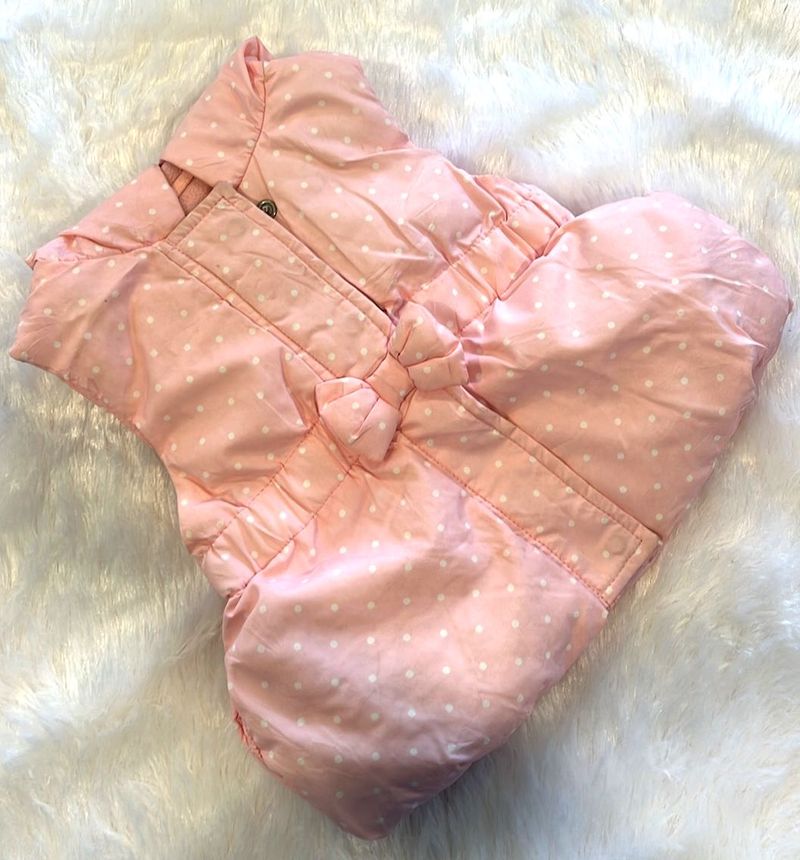 Baby Half sleeve Jacket With Hoddie (12-24 months)