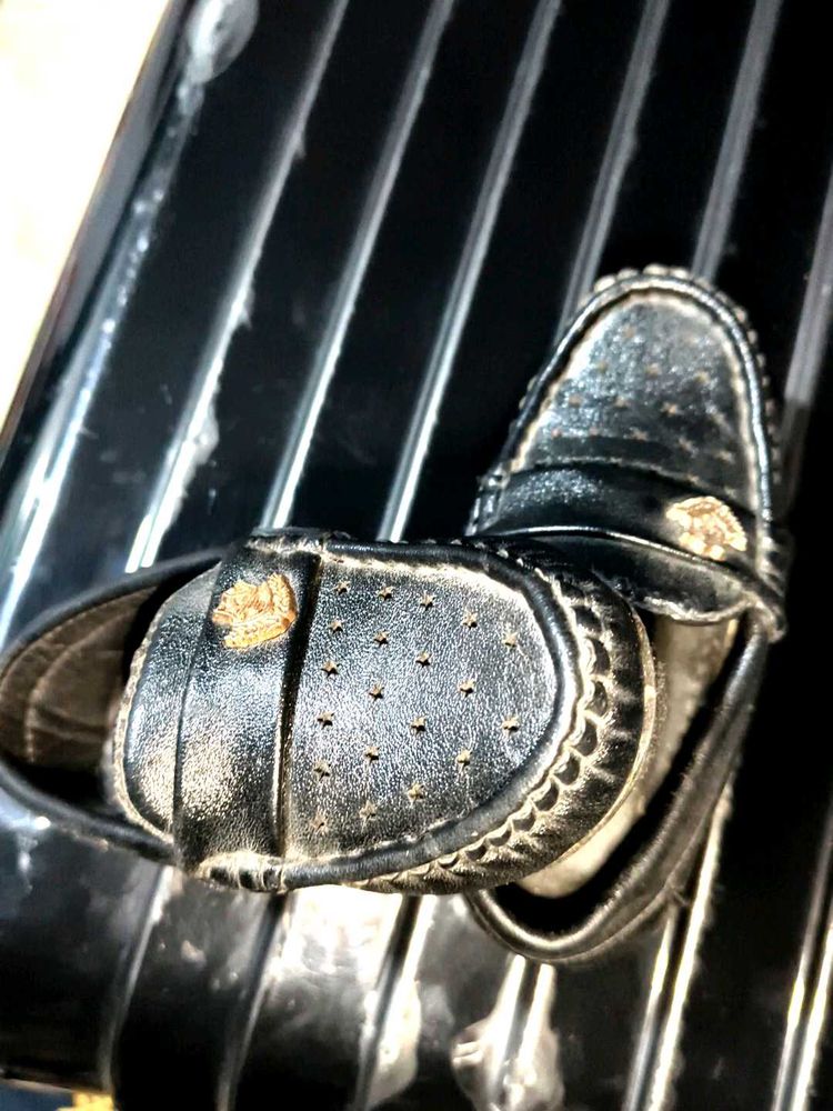 Black Leather Loafers