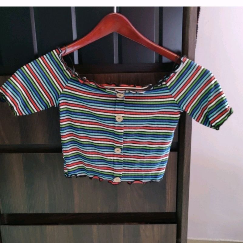 Crop Top Stretchable
