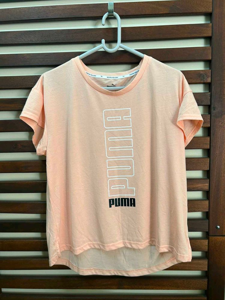 Puma Peach Graphic T-Shirt