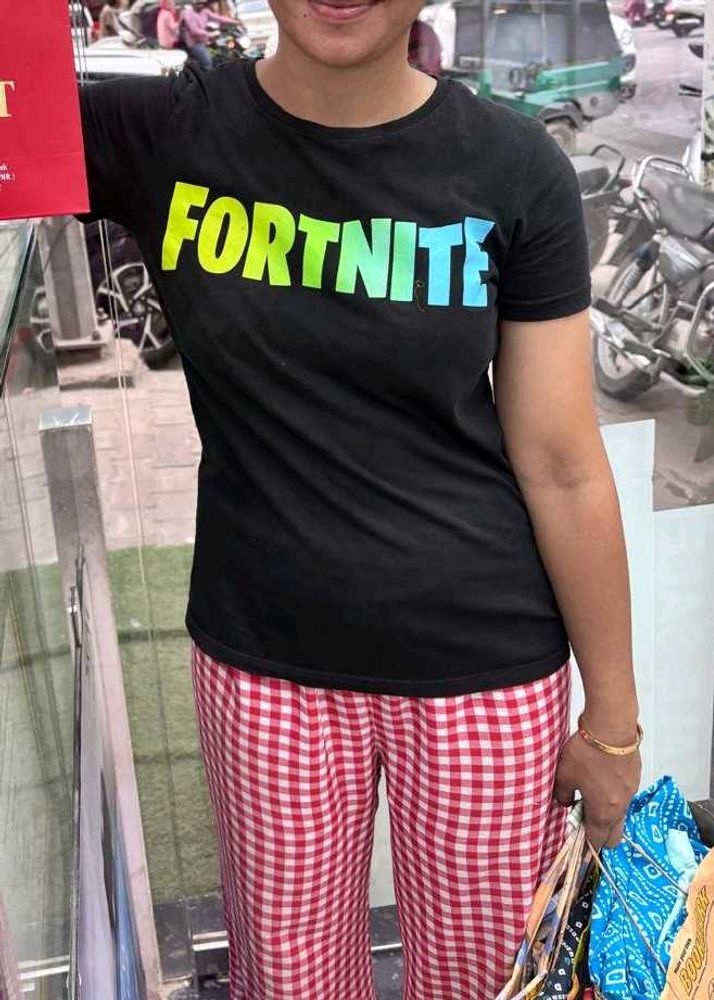 Fortnite Graphic T-Shirt with pajama