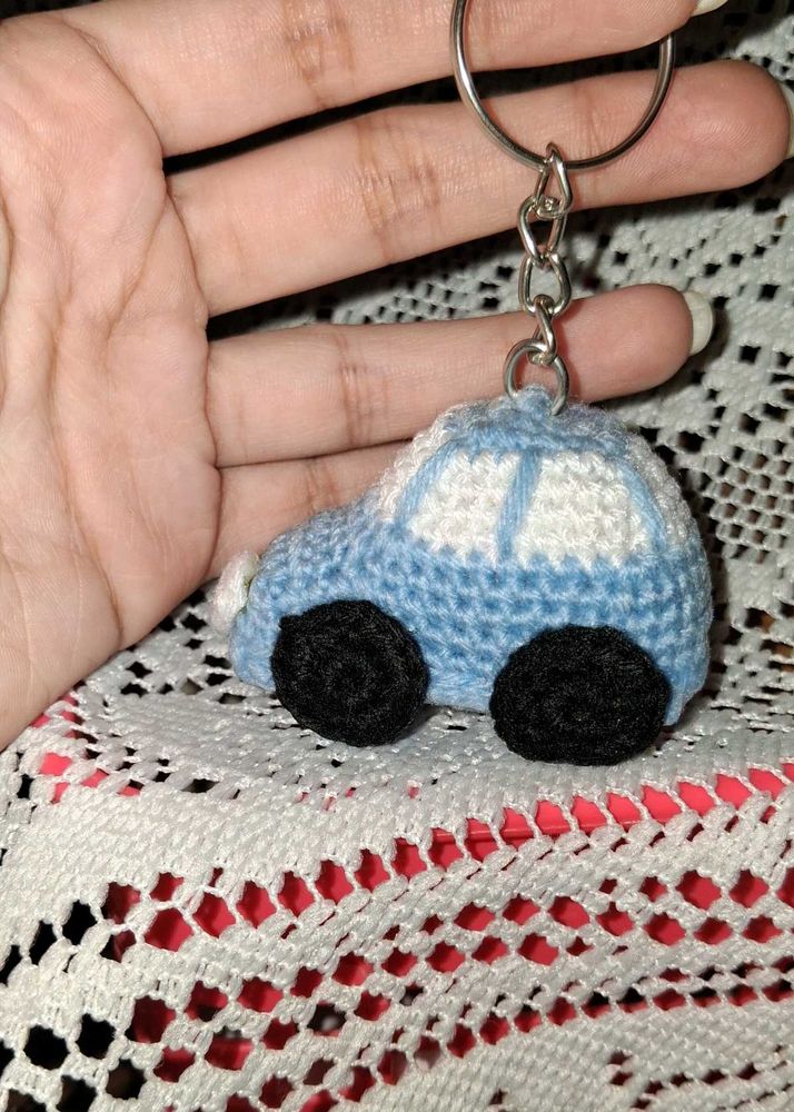 Crochet Car Keychain