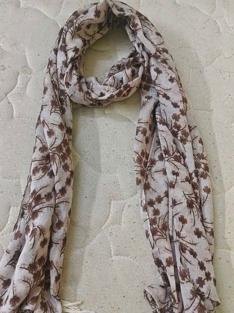 Floral Print Scarf