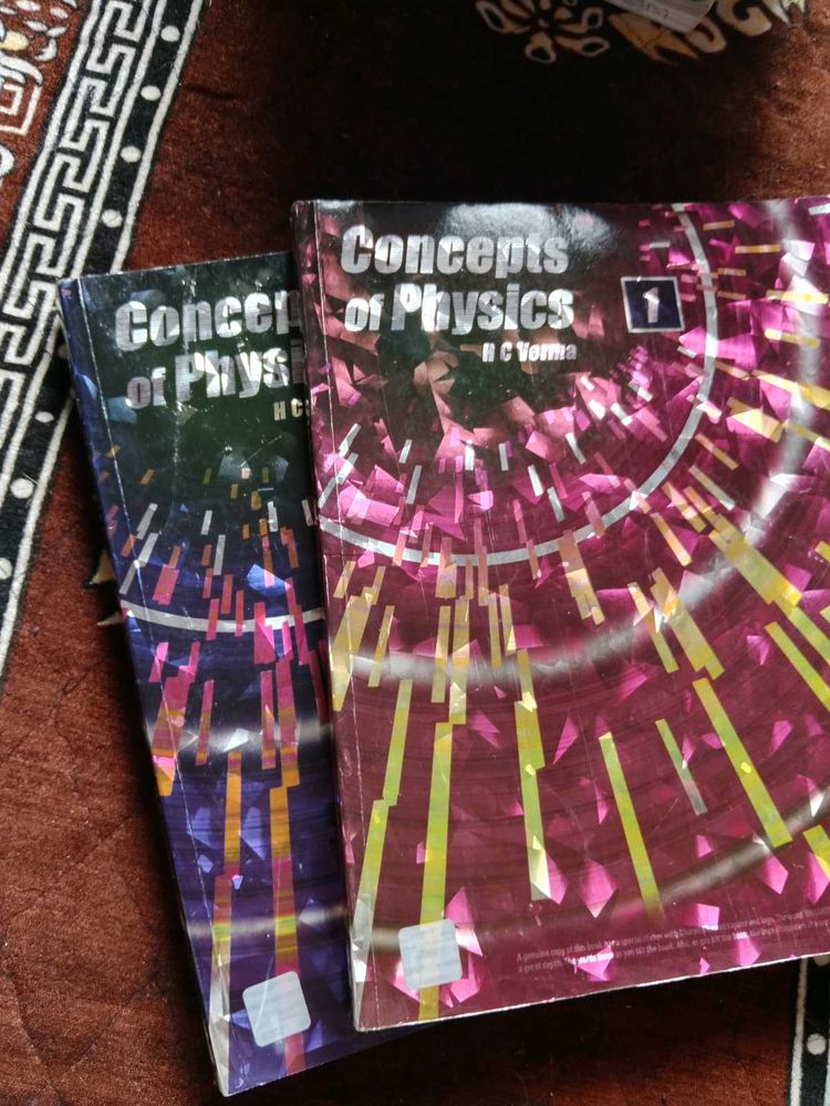 Concepts of Physics HC Verma Vol 1 ,2