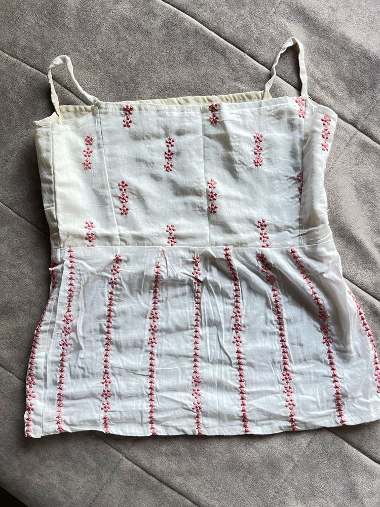 Embroidered Camisole Top