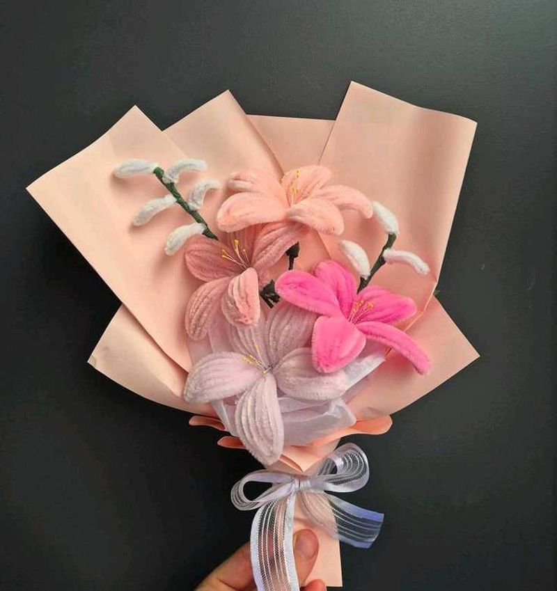 Handmade Felt Flower Bouquet