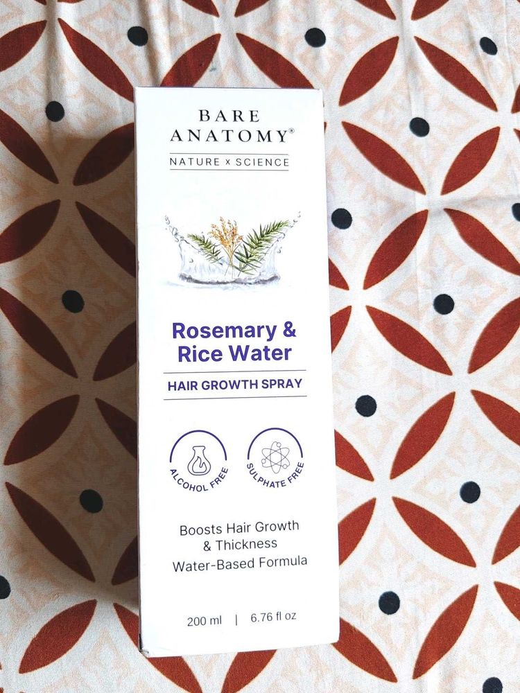 Bare Anatomy Rosemary &amp; Rice Water Hair Spray