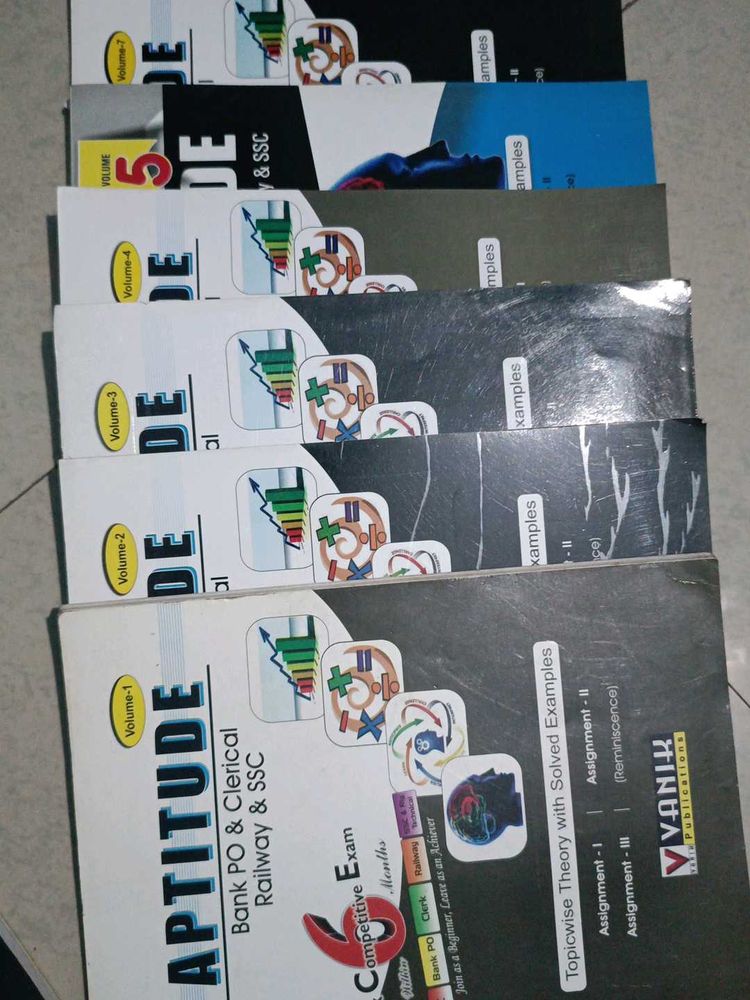 Aptitude Books Set - Bank PO/Railway/SSC Exams