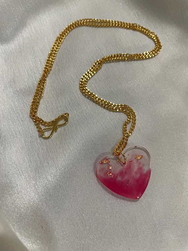 Resin Necklace Handmade