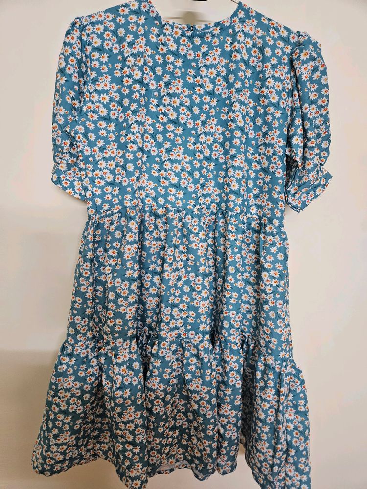 Cute Blue Color Dress