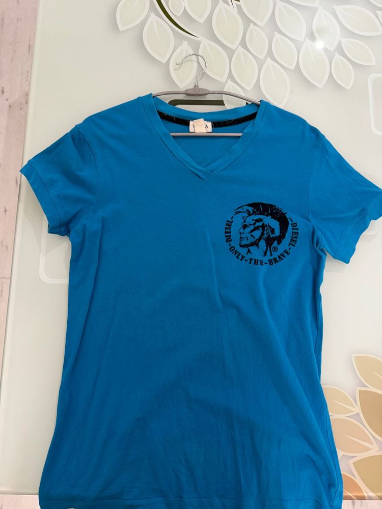 Diesel Graphic V-Neck T-Shirt