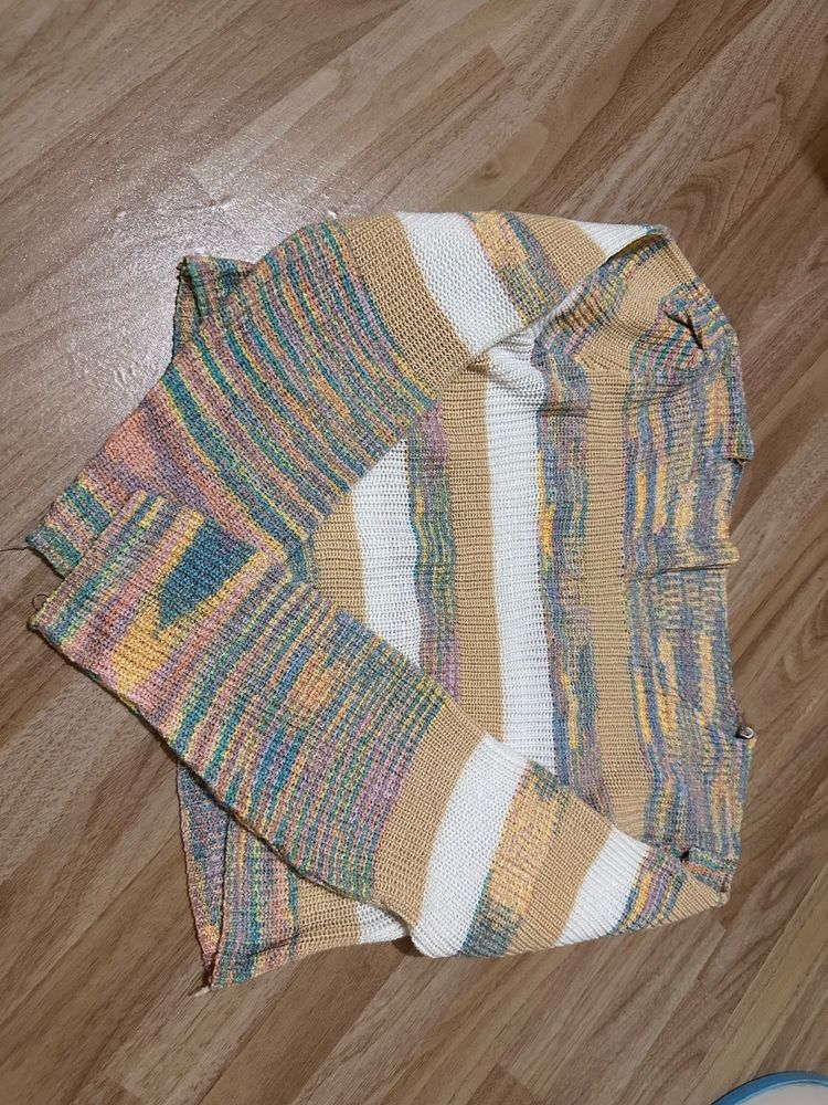 Striped Knit Sweater