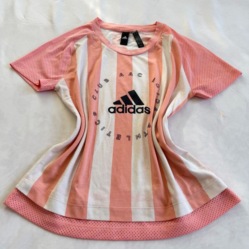 Adidas Striped Athletic T-Shirt