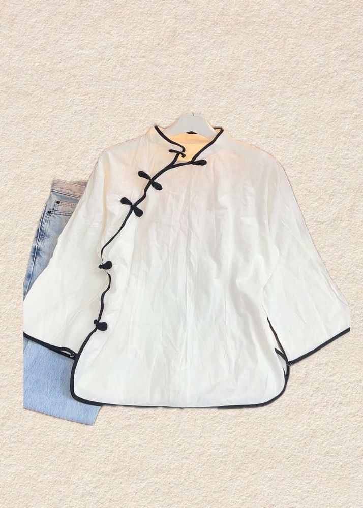 Mandarin Collar Top
