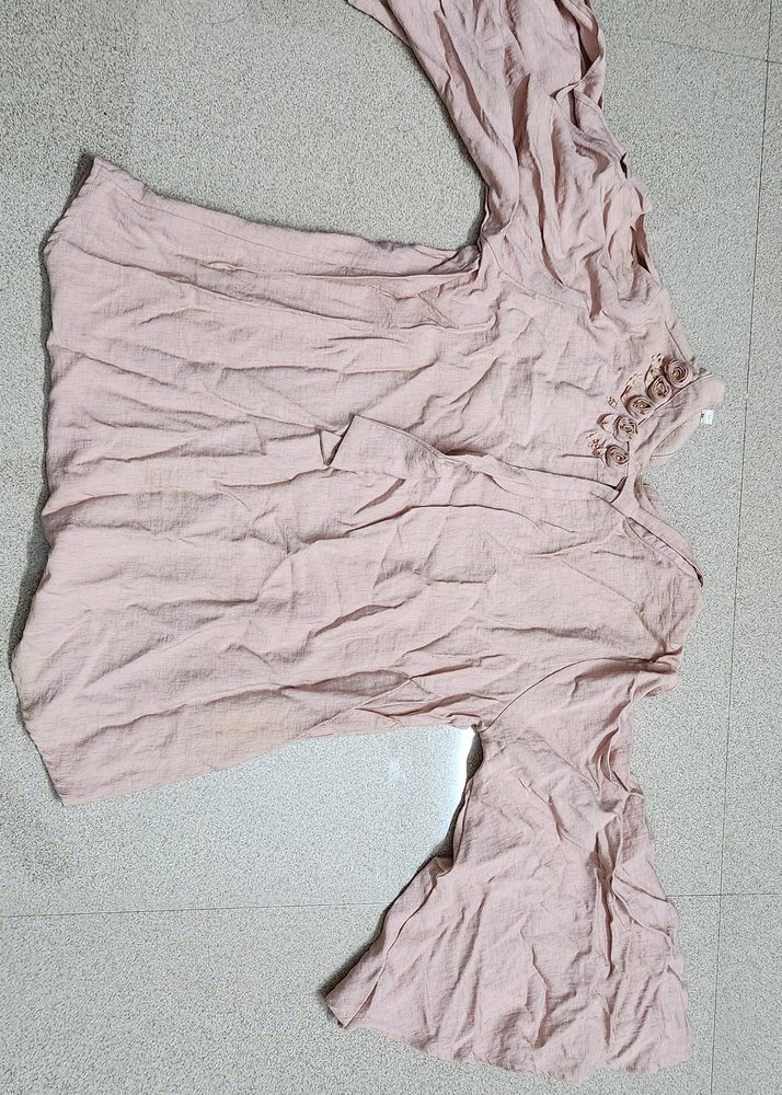 Nude Full Sleeve Top