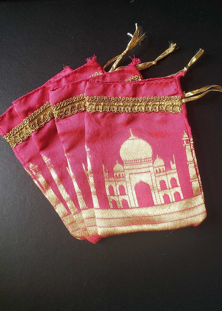 Combo Of Taj Mahal Mini Potli Bags