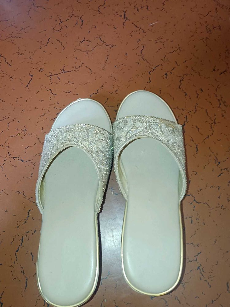 Embellished Slip-On Sandals