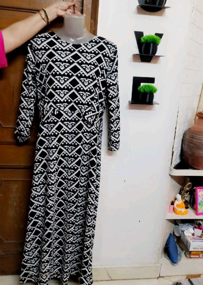 Patterned Maxi Dress