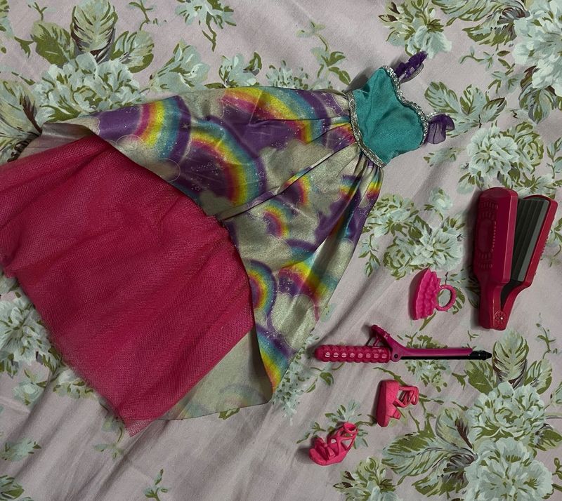Doll Dress with Accessories