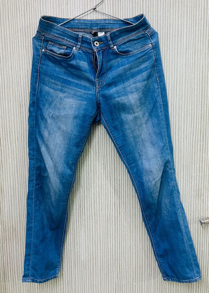 H&amp;M Straight Blue Denim Jeans