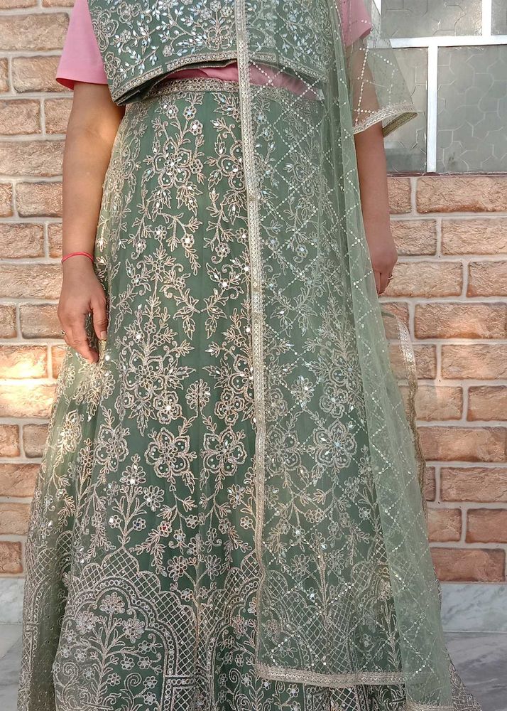 Beautiful Green Lehenga Choli