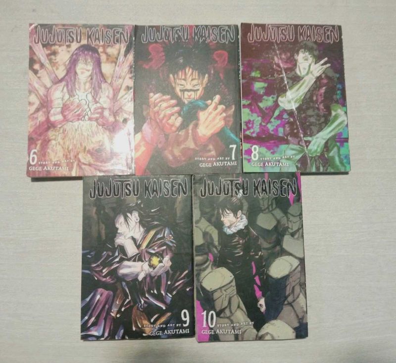 Jujutsu Kaisen Manga Volumes 6-10
