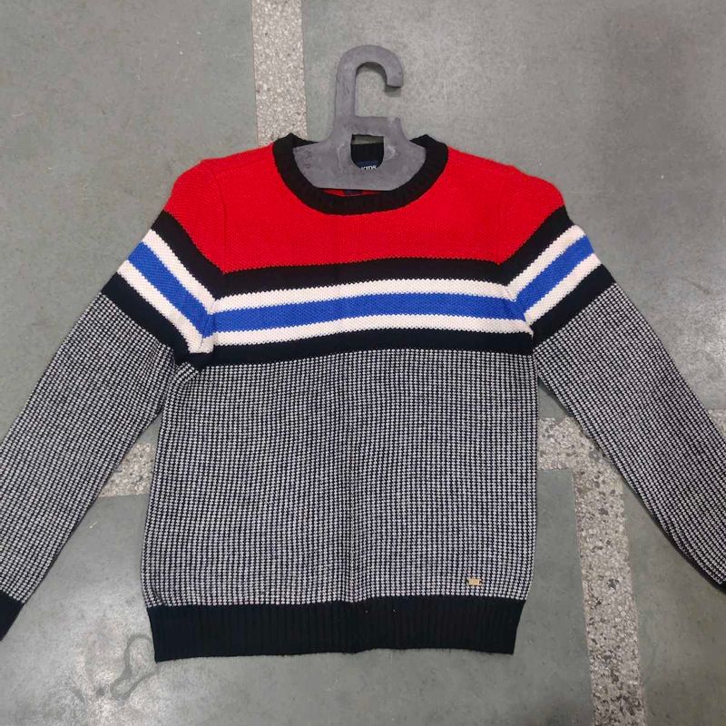 Striped Knit Sweater