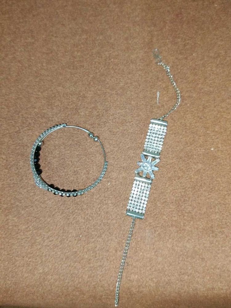 Sparkling Bracelet and Bangle Set
