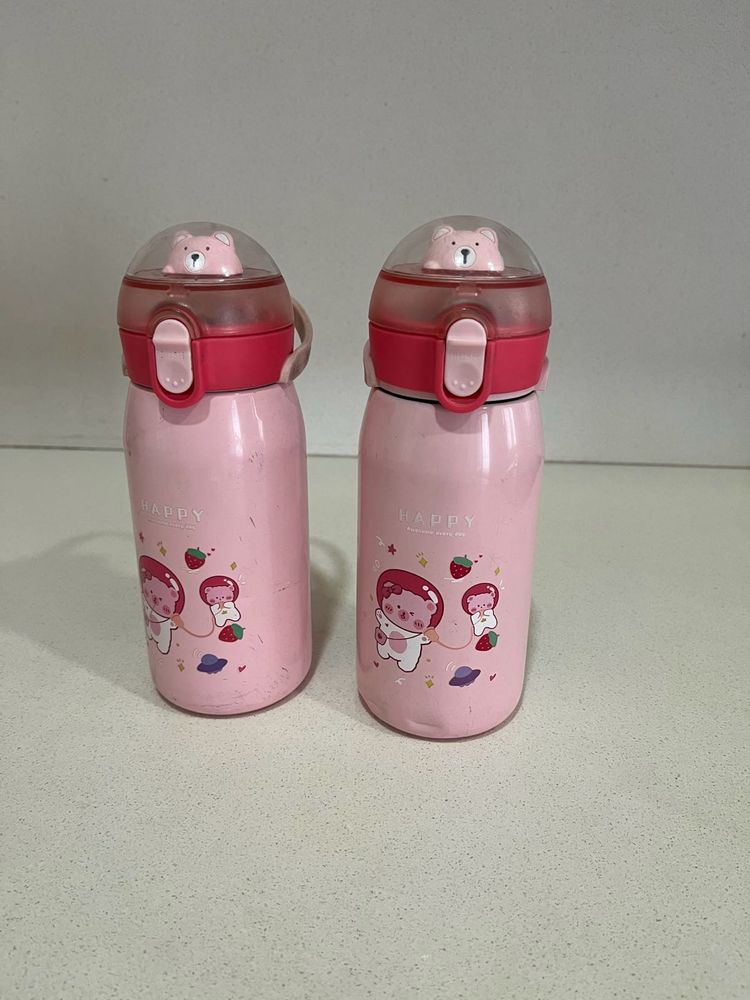 Twin Set Of Yamama Pink Bottles For Kids 530 Ml
