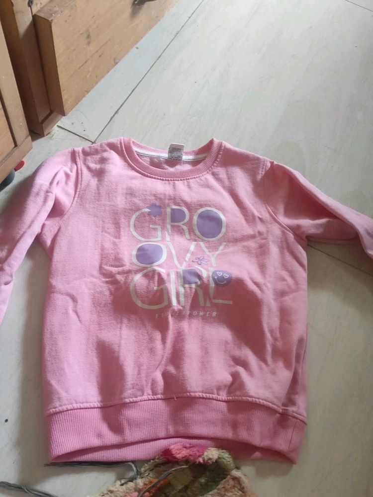 Pink "Groovy Girl" Sweatshirt